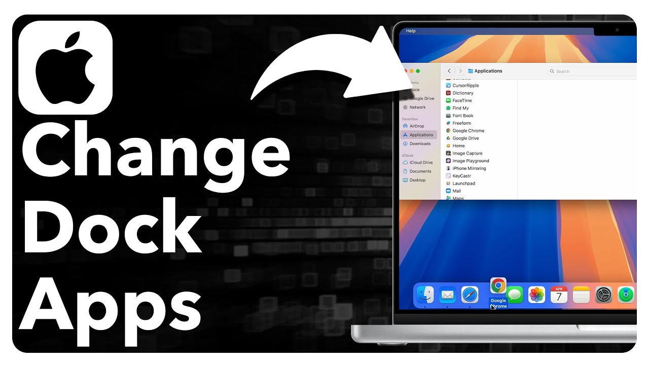 How To Add Apps To Dock On Mac - YouTube