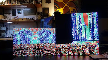 Led matrix hub75 driven by Atmega1284.