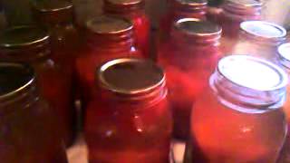 canning up tomato juice 7 13 12