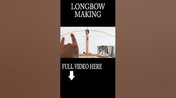 Make an English longbow - see link for full video  #longbows  #bowandarrow #archery