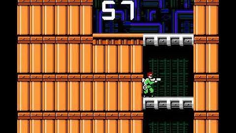 Bionic commando NES Final escape high 44/60 seconds time remain