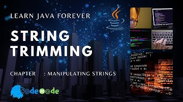 trim() in Java | How to trim a function in Java  | CodeMode
