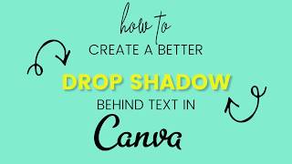 How to Create a better drop shadow behind text in Canva screenshot 2