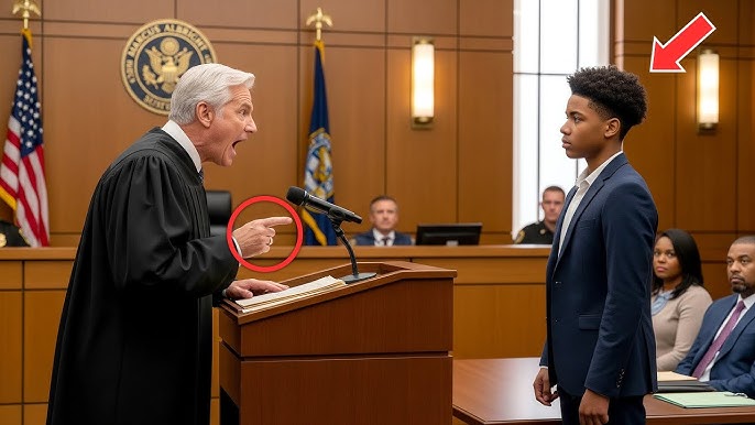 Judge Lectures Black Teen in Court — Then Goes Silent After Hearing Who He Defended - YouTube