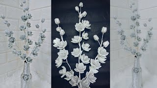 DIY Foam Flowers || How to make Glitter Foam Flower || Foamiran || How to make flowers from foam