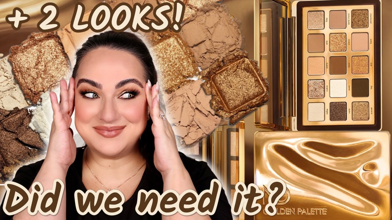 video NATASHA DENONA Golden Eyeshadow Palette