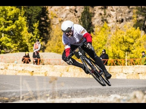 mph downhill cycling race in Colorado 