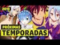 NOVAS TEMPORADAS! ANIMES QUE PODERIAM TER CONTINUAÇÃO em 2019