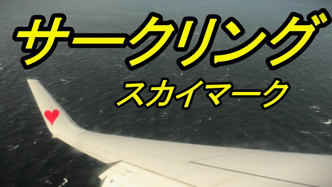 お見事！神戸空港　深いバンクをかけるSKY737-800#神戸空港#サークリングアプローチ
