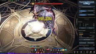 [Lost Ark] Berserker Mayhem 1 Min DPS test 4.6M | 6 Nightmare set | +21 Weapon
