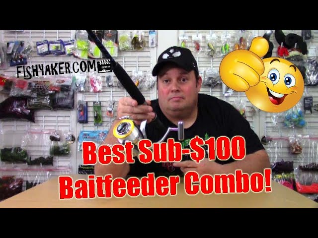 Best $100 Baitfeeder Combo! - Okuma Avenger ABF Spinning Fishing Rod and  Reel Combo 