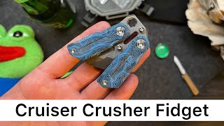 Unboxing the compact crusher fidget 🔨 This is the Cruiser Crusher Compact Balisong by Wanwu.