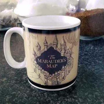Morphing Mugs Harry Potter - Marauder's Map - I Solemnly Swear – 16 oz  Large Ceramic Heat Sensitive Clue Mug – Full image revealed when HOT liquid  is