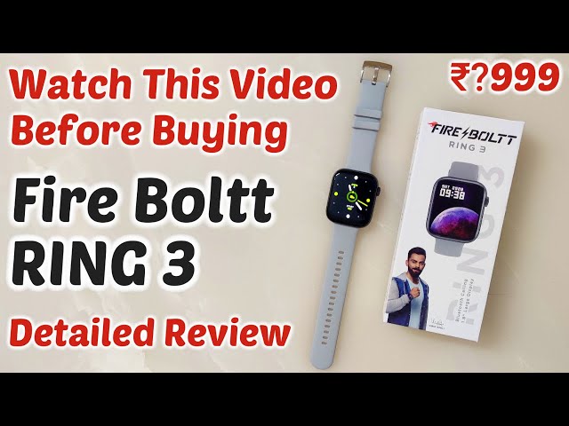 Fire-Boltt Ring 3 Bluetooth Calling Smartwatch 1.8