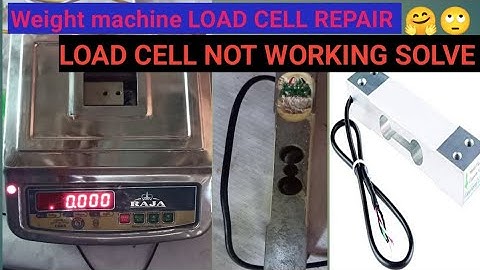 weight machine loadcell repair || Weight scale load cell not working solve || लोडसेल कैसे ठीक करें |