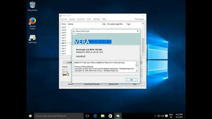 VeraCrypt - PasswordLess AutoMount On Logon (Windows 10)