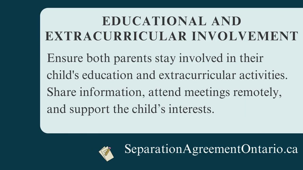 Separation Agreements for Long-Distance Parenting