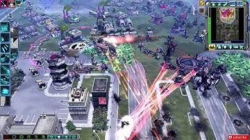 A look at Steel Talons | Big Bang Mod | C&C 3: Kanes Wrath , 2v2 Vs Brutal Ai , Multiplayer Gameplay