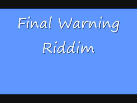 final warning riddim