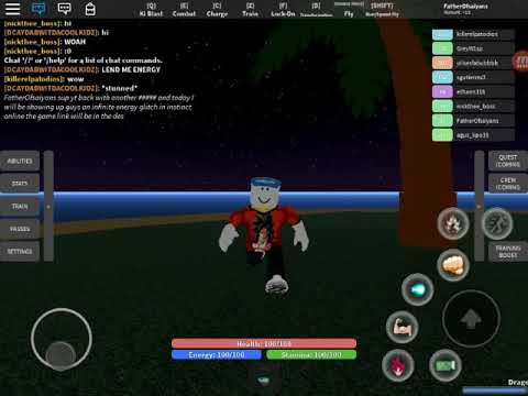 Infinite Energy Glitch And Faster Training No Game Pass Needed Or Hack In Roblox Instinct Online Youtube - how to fly on roblox instinct online on mobile youtube