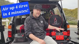 Fastest way to Air-up: Solved - 4 Tires in 4 minutes