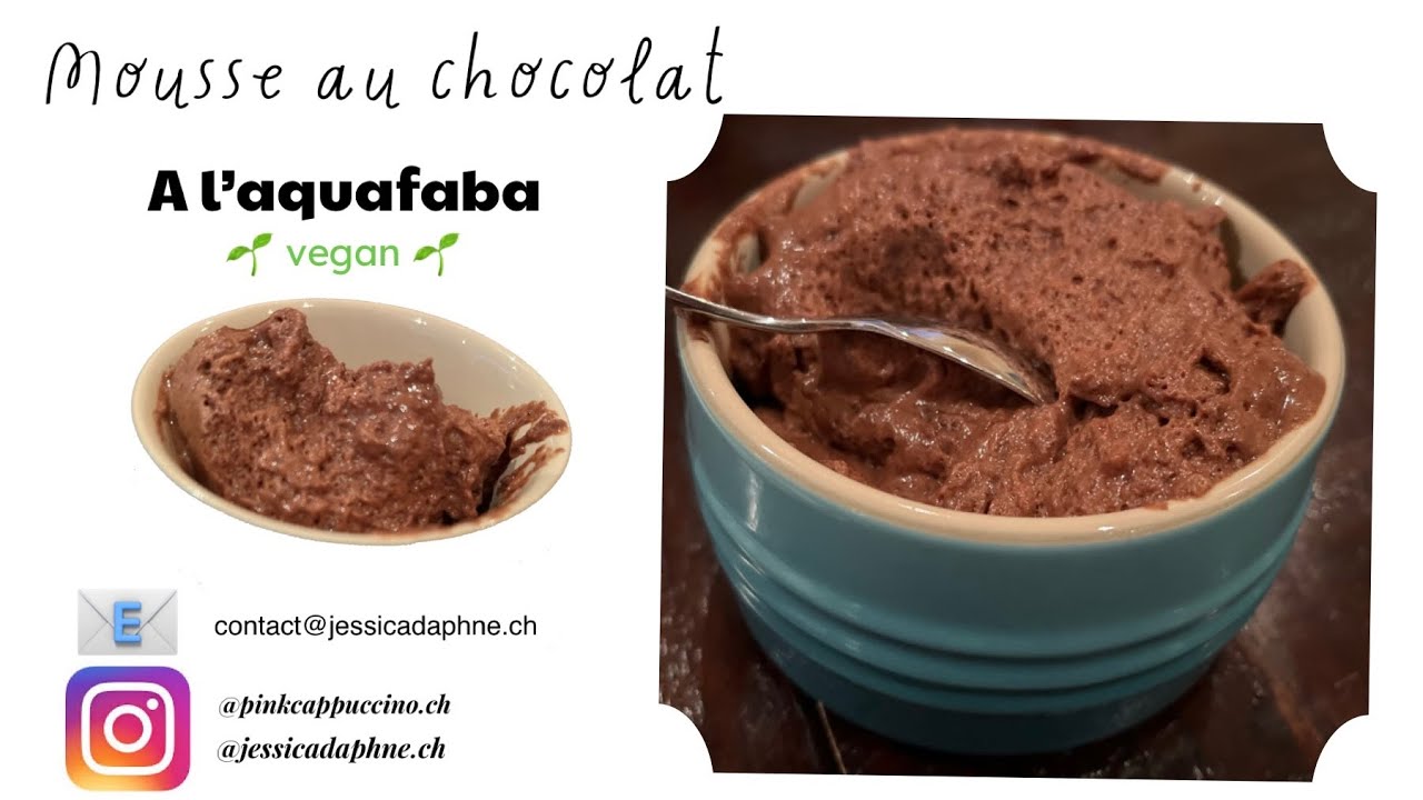 Mousse Au Chocolat Aquafaba Carnet De Julie