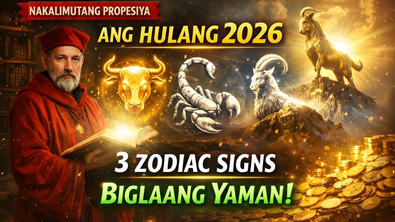 Ang Nakalimutang Hula ni Nostradamus: 3 Zodiac Signs na Biglang Yayaman sa 2026!