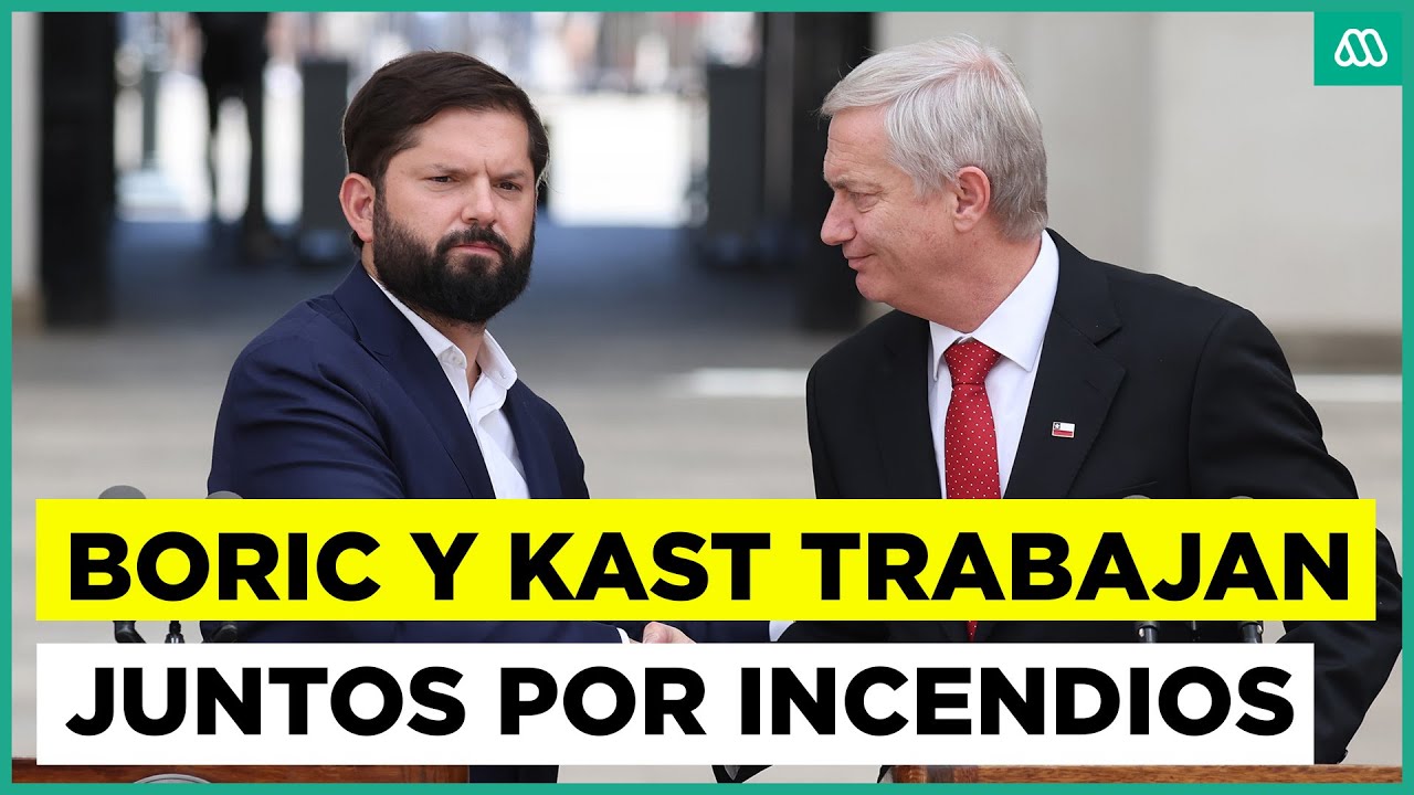Boric y Kast trabajan juntos por incendios en Biobío