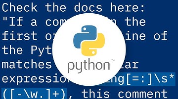 Correct way to define Python source code encoding