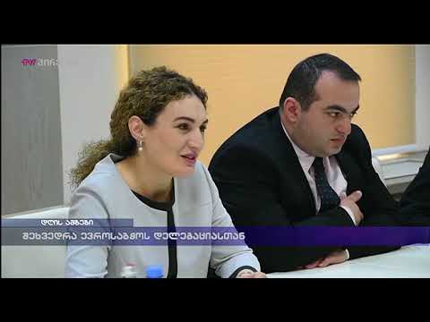 შეხვედრა ევროსაბჭოს დელეგაციასთან