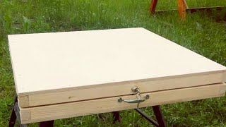 Самый простой складной туристический стол своими руками. DIY