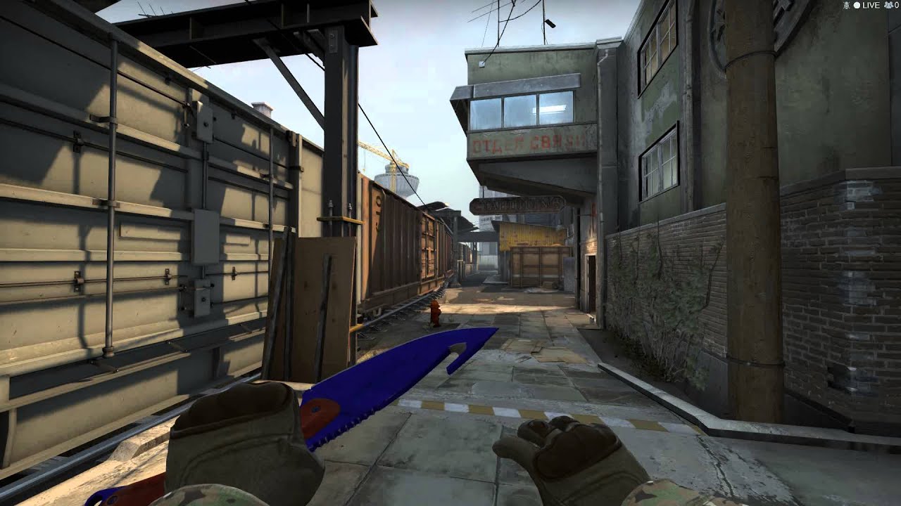 CS:GO Gut Knife Sapphire Doppler - YouTube