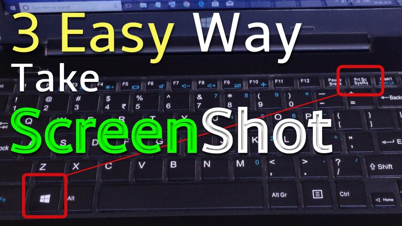 How to a screenshot on PC or any Windows - YouTube