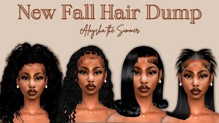 FALL URBAN CC HAIR DUMP 💇🏾‍♀️ GET YOUR SIMS THE BEST HAIRSTYLES 💇🏾‍♀️!! FREE FOLDER BELOW!