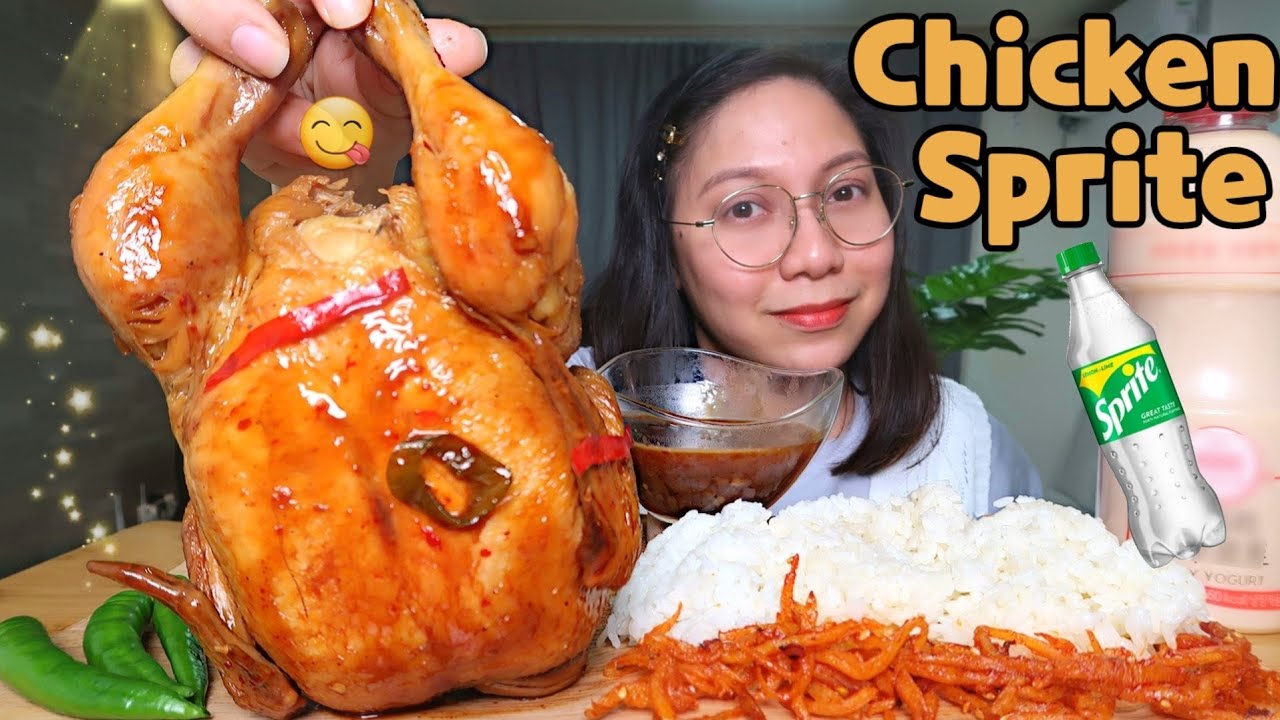 CHICKEN SPRITE IN OYSTER SAUCE MUKBANG Mukbang Philippines Chef Obang YouTube