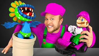 🚗🍄 DIY Crafts: A Cool Racing Car For Mario And A Mushroom Flower From Super Mario Game! screenshot 2