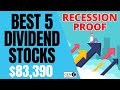 Top 5 Recession Proof Dividend Stocks To BUY In 2021!