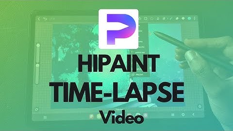 HIPAINT | How to make TIME-LAPSE video | HIPAINT tips for beginners