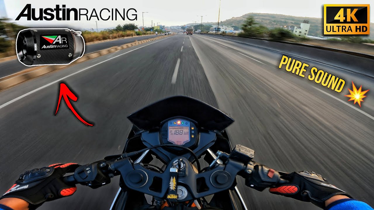 KTM RC 390 With AR EXHAUST 💥 full Throttle on 🔥 RC 390 Full Power Test ⚡ #ktm #motovlog #modified