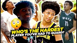 Who's The Hardest Player You've Ever Guarded? Best of Featuring Mikey Williams, Jalen Green, & More