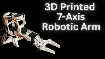 3D Printed 7-Axis Robotic Arm & Walking Spider demonstration at Karnataka Expo