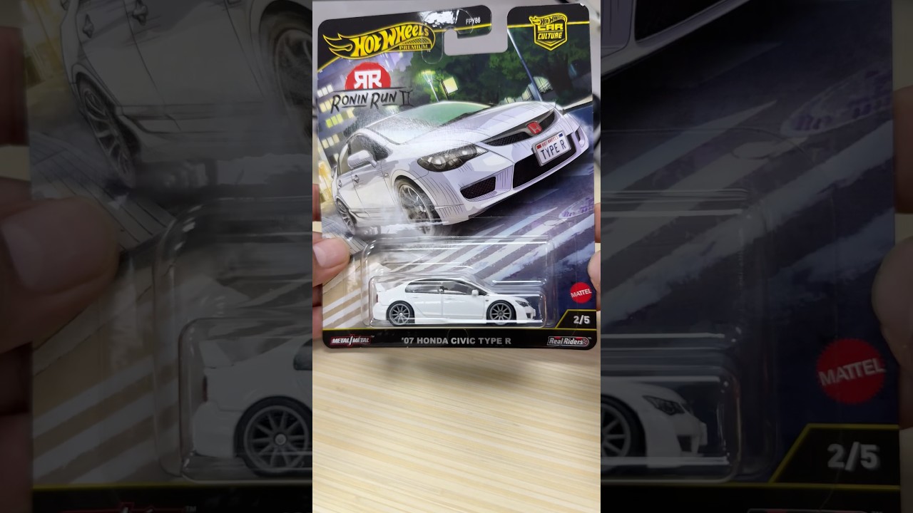 Hotwheels Honda Civic Type R Ronin Run II 