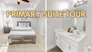 Model Home Floorplan Tour- Primary Suite- Triad New Home Guide