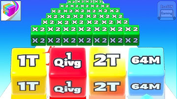 Jelly Run 2048 | Satisfying Mobile Games | All Levels Gameplay | Android, iOS | Tiktok Games #146