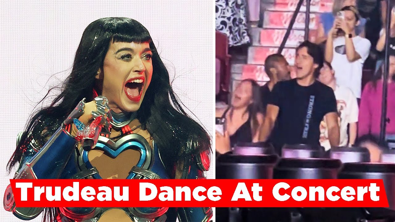 Fans SHOCKED Justin Trudeau dancing at Katy Perry's concert
