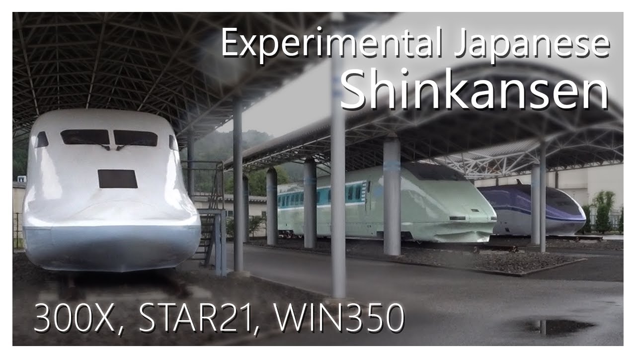 Experimental Japanese Shinkansen: 300X, STAR21, WIN350 [Shingetsu 【新月】]