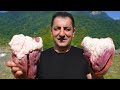 BULL HEART DISH RECIPE | FRIED BULL HEARTS | THE BEST WILDERNESS COOKING'S DISHES RECIPES