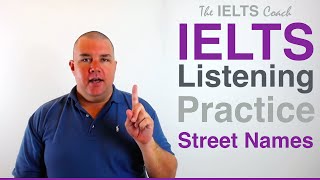 IELTS Listening Practice  Spelling Test  Street Names