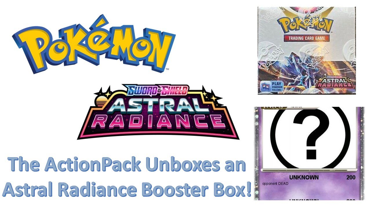 astral radiance booster display box Pokemon Sword and Shield Build & Battle 65 card sleeves with Darkrai POKEMON - ASTRAL RADIANCE BOOSTER