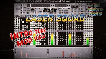 Laser Squad Intro Music, Amiga OctaMED View